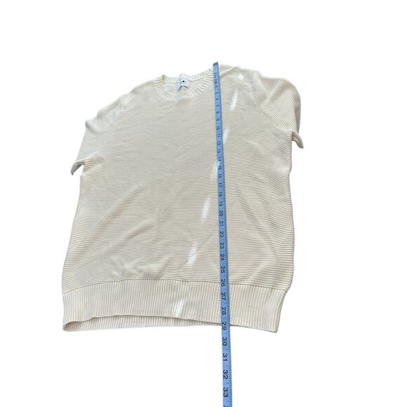 NN07 No Nationality Men's Cream Basic Loke Casual Knit Crew Neck Sweater Size XL - Picture 13 of 13